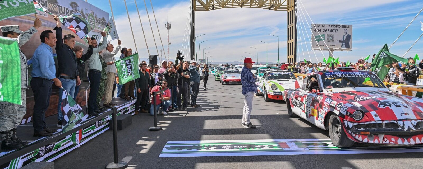 GALLARDO ARRANCA ETAPA SAN LUIS – MONTERREY DE LA PANAMERICANA